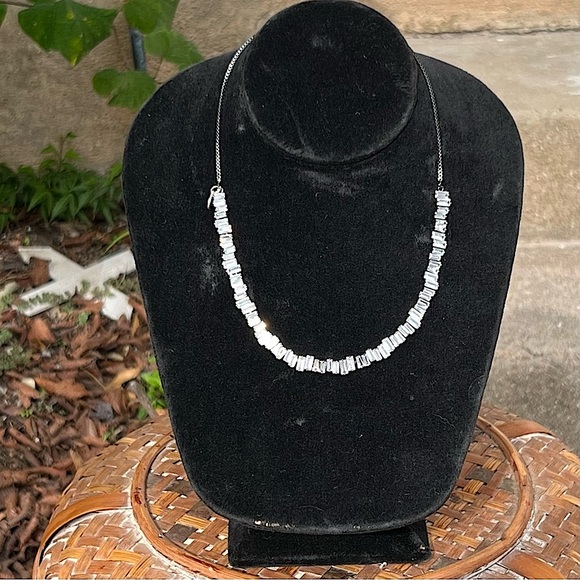 Adjustable Glam CZ Necklace, Whimsy Goth Choker Girly Valentines Gift, EUC - Picture 6 of 10